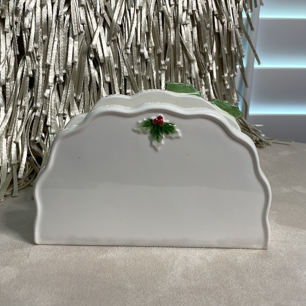 Mary Ann Baker - Christmas Butter and Napkin Holder - Picture 2 of 4